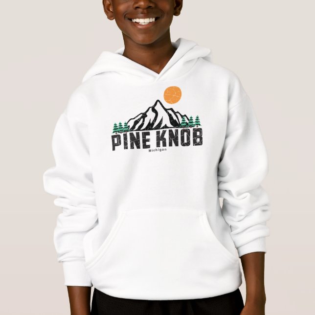 Pine Knob Mountain Ski Sunset T Shirt (Frente)