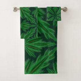 Pine Mandala Forest Bath Toalha