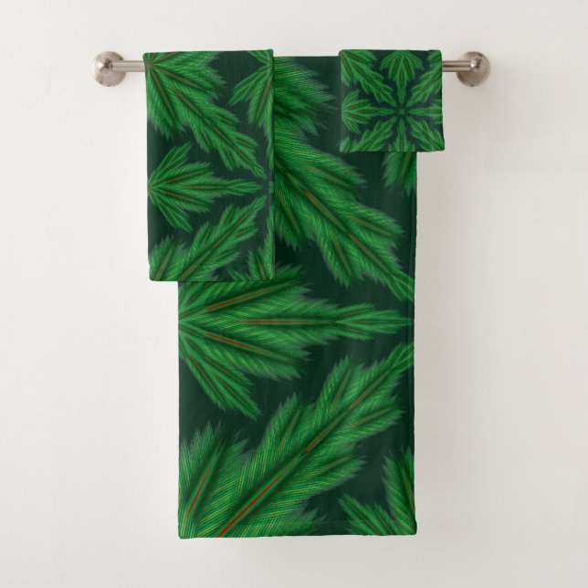 Pine Mandala Forest Bath Toalha (Insitu)