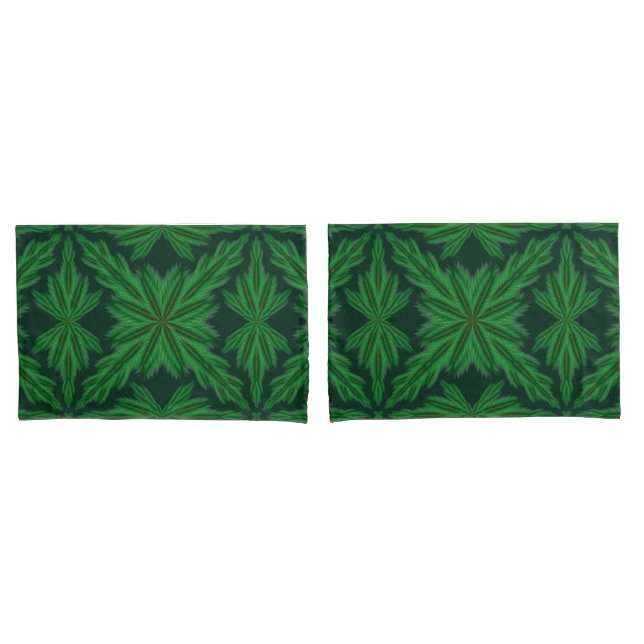 Pine Mandala Forest Standard Pillowcase (Frente - conjunto)