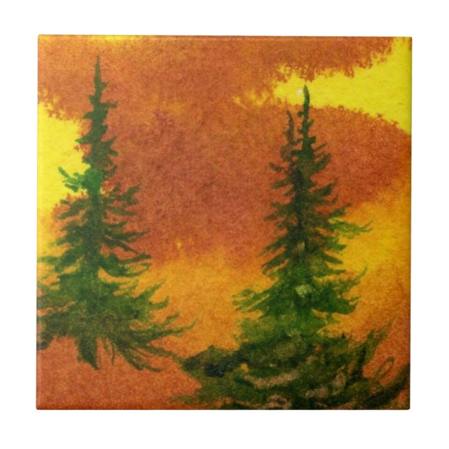 Pine Tree Red e :Azulejo Amarelo da Manhã (Frente)