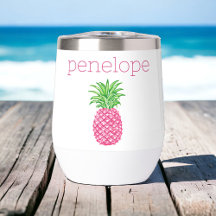 Pineaaple rosa pré-disquete personalizado
