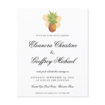 Pinemelose Tropical Pineapple Foto Weddin