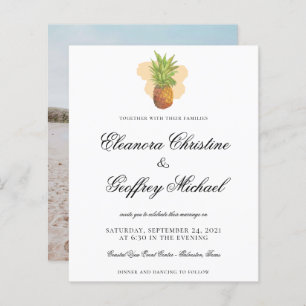 Pinemelose Tropical Pineapple Foto Weddin