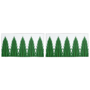 Pines King Pillowcase espelhados