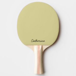 Ping Pong Amarelo Terroso da Moda Personalizado - Raquete de