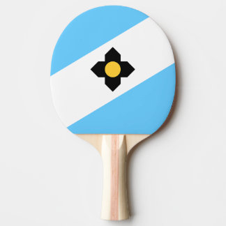 Ping Pong Bandeira de Madison, Wisconsin Raquete de Ping-Pon