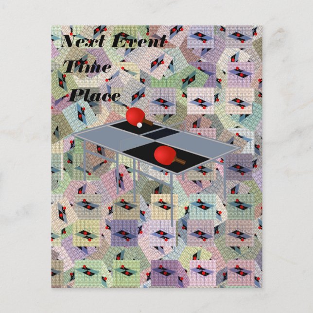 Ping Pong, Promocional Flyer (Frente)