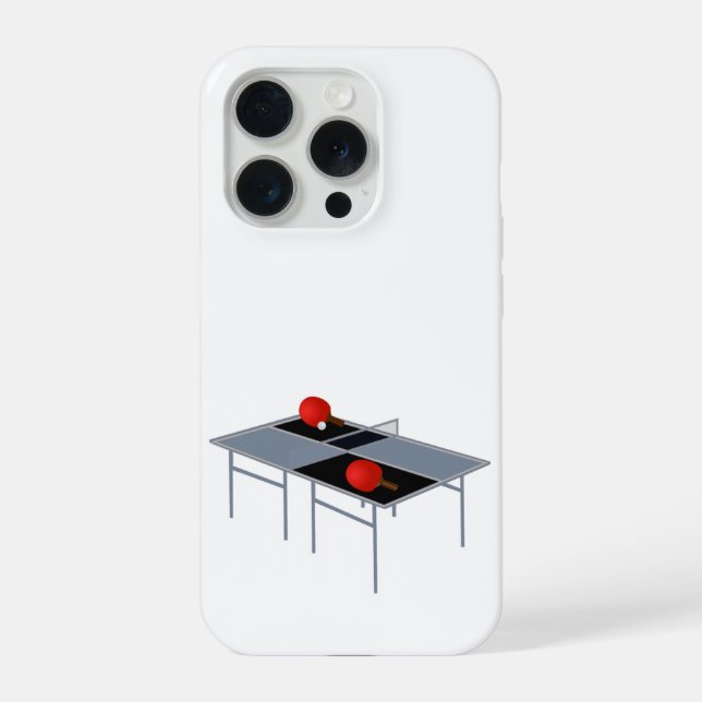 Ping Pong Table With Bats And Ball, (Verso)