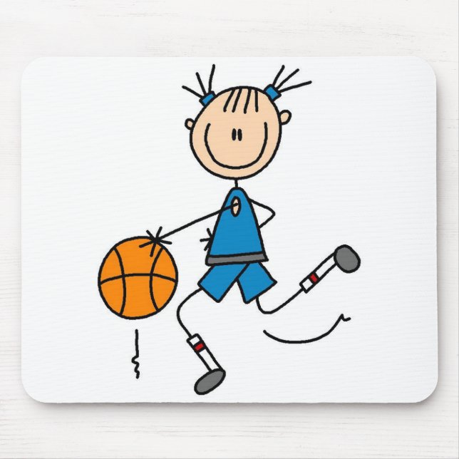 Pingando o basquetebol Mousepad (Frente)