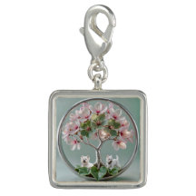 Breloque bracelet Bijou Sakura Photo Maman Westie