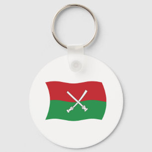 Pingente de chaveiro da bandeira Li e Miao de Hain