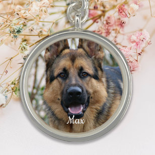 Pingente Foto personalizada de Pet de Cão Crie o seu