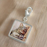 Pingente Melhor Cat Mãe Alguma Vez Moderna Foto Personaliza<br><div class="desc">Este design simples e clássico é composto por tipografia serif e adiciona uma foto personalizada</div>