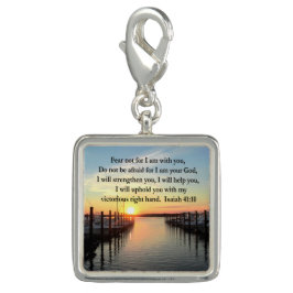 PINGENTE SERENE ISAIAH 41:10 DESIGN DE FOTOGRAFIA DO SOL