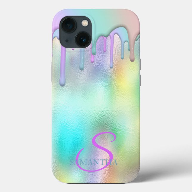 Pingo de Arco-Íris na Moda Holográfico  (Verso)