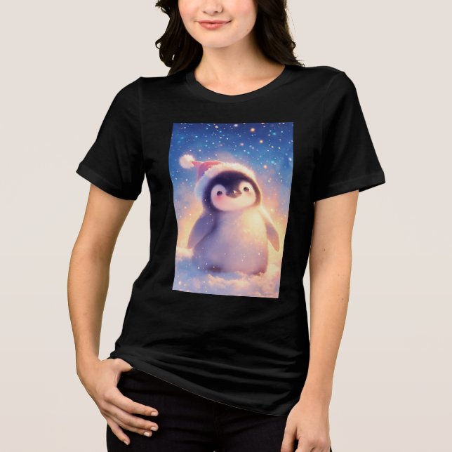 Pinguim Bebê de Natal (Frente)