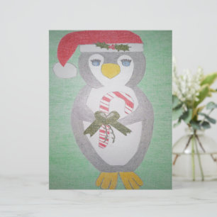 Pinguim bonito do Natal