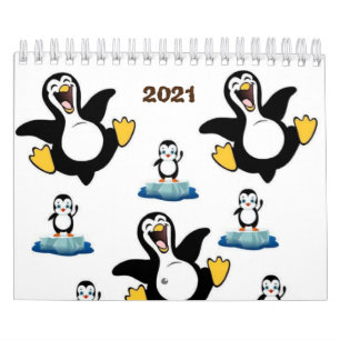 Pinguim Calendário 2021