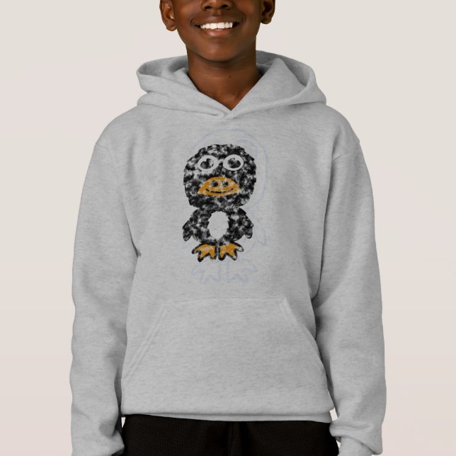 Pinguim de Desenho Animado Aflito (Frente)