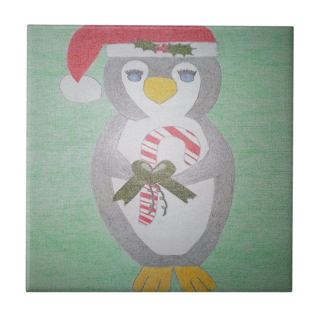 Pinguim de Natal bonito (Frente)