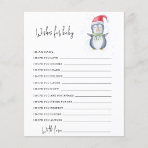 Pinguim - desejos de bebê