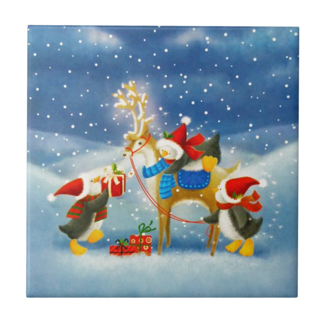 Pinguim e Reindeer (Frente)