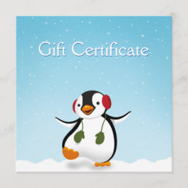 Pinguim Inverno Engraçado