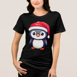 Pinguim Kawaii Vestindo um Chapéu Noel Cozy neste 