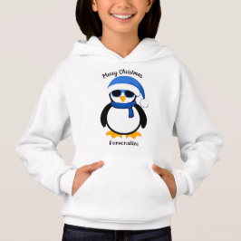 Pinguim legal e bonito no inverno Personalizar