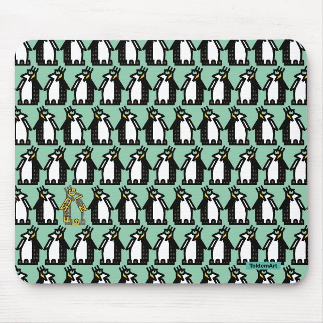 Pinguim Mousepad (Frente)