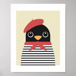 Pinguim na Poster de Paris