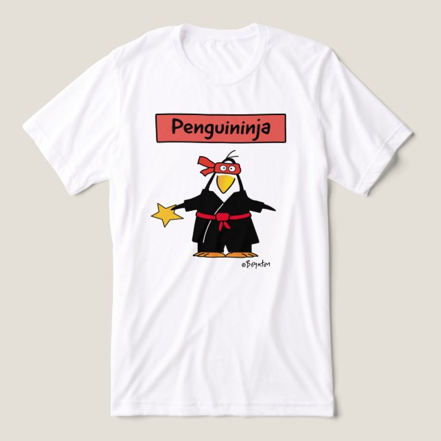 Pinguim PENGUINJA ninja de Sandra Boynton T-Shir (Design frontal)