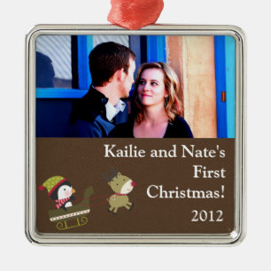 Pinguim Personalizado de Ornamentos Personalizados