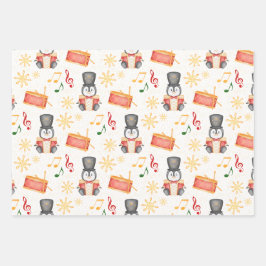 Pinguim Pingueiro Noivo de Natal Vermelho