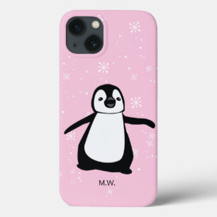 Pinguim Pinguin Inverno - Ilustração de Neve Ros