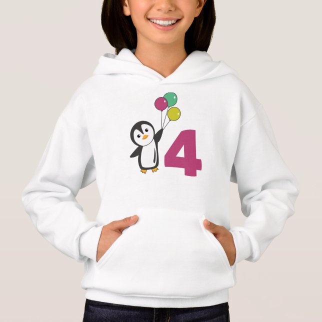 Pinguim Quarto Balões De Aniversário Para Crianças (Frente)