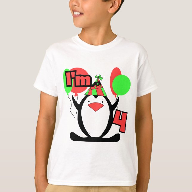 Pinguim sou 4 Camisetas e presentes (Frente)