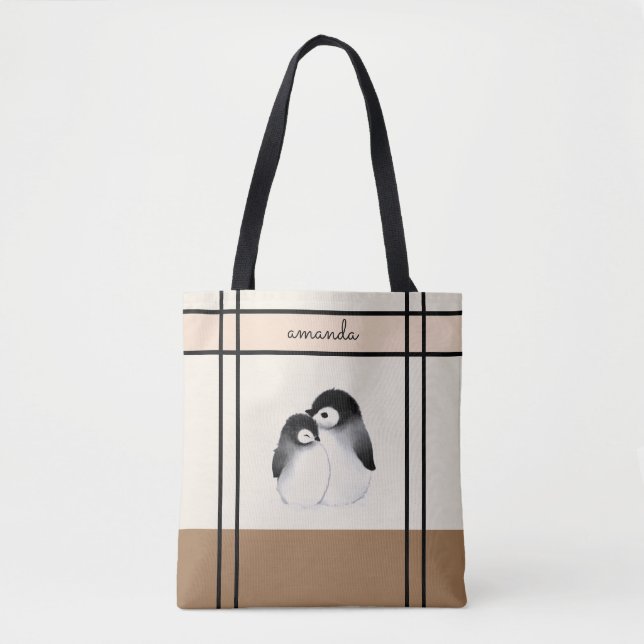 Pinguim Tote Bag (Frente)