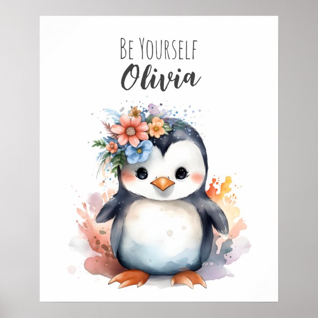 Pinguim Wall Art | Poster de Arte Animal (Frente)