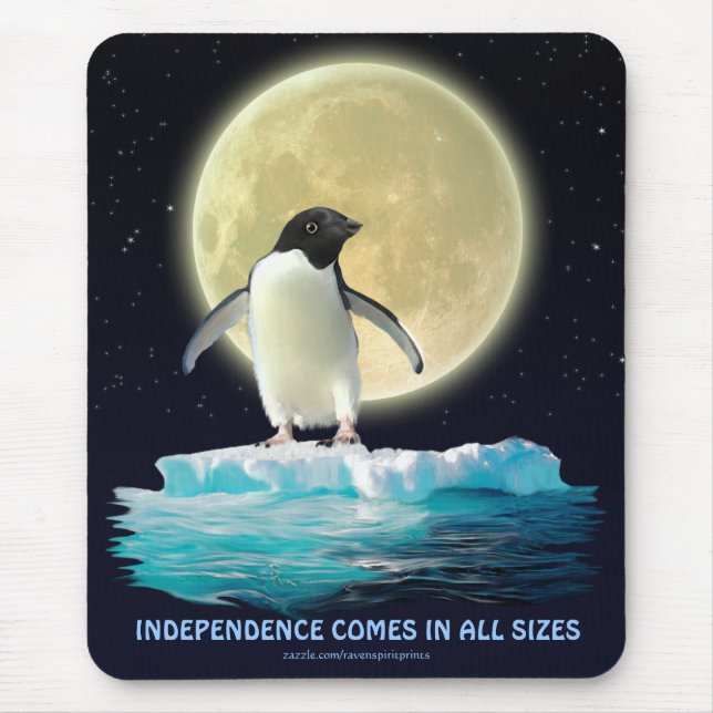 PINGUIN Bonito e Mousepad Motivacional Motivaciona (Frente)