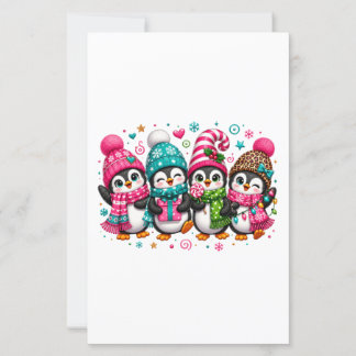 Pinguins de Natal Adoráveis