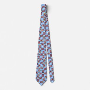 Pinguins de Natal passarinho gravata azul branca x