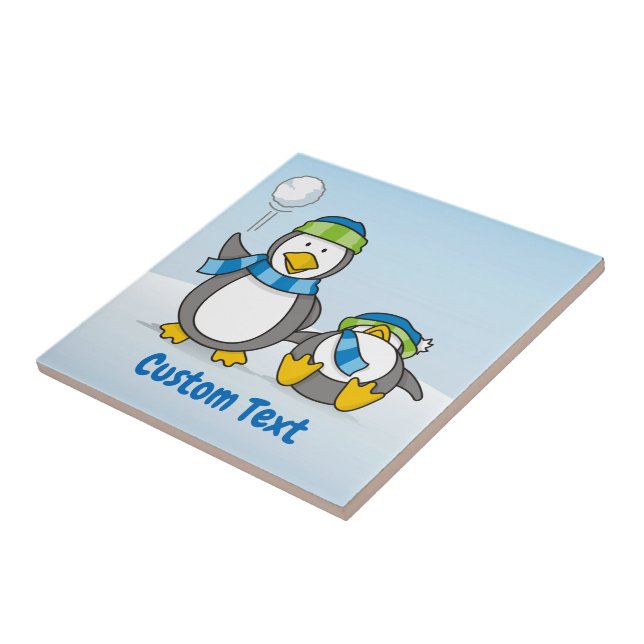 Pinguins de neve (Lateral)