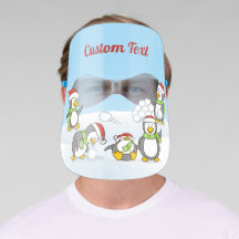 Pinguins de Neve de Natal