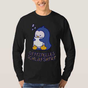 Pinguins Dormindo Camisa Pajama Noite Sonhando