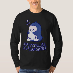 Pinguins Dormindo Camisa Pajama Noite Sonhando