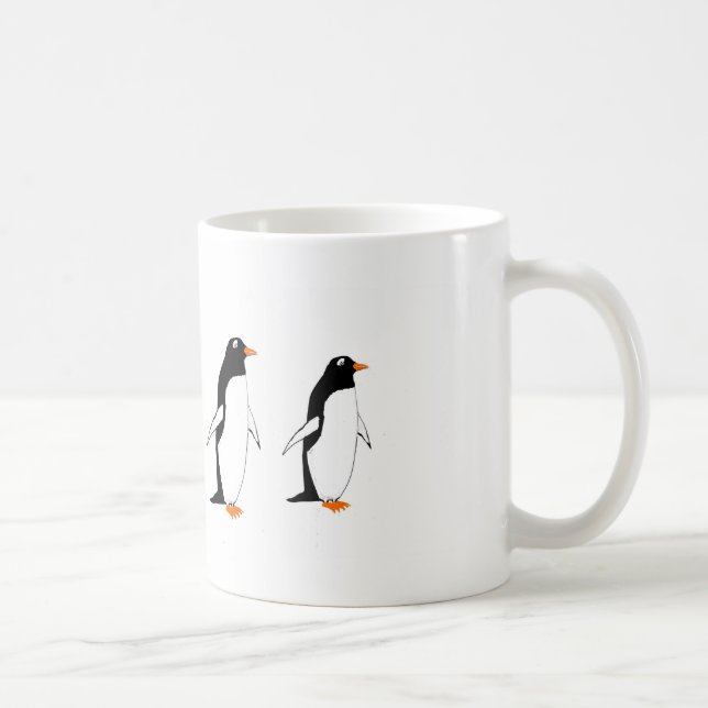 Pinguins em uma caneca (Direita)