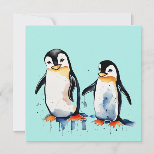 Pinguins lindos (Frente)