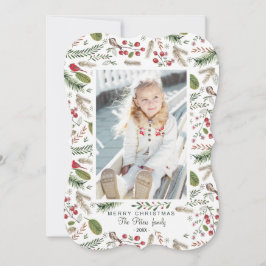 Pinheiras de Natal de Pine Tree | Cartão com fotos